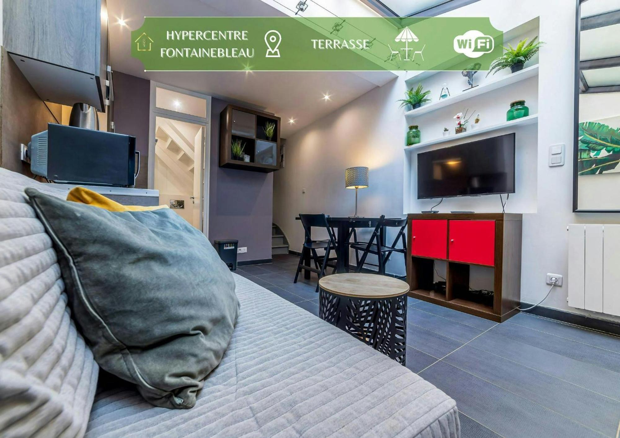 New Hypercenter Apparthotel Sweet Green Фонтенбло Екстериор снимка